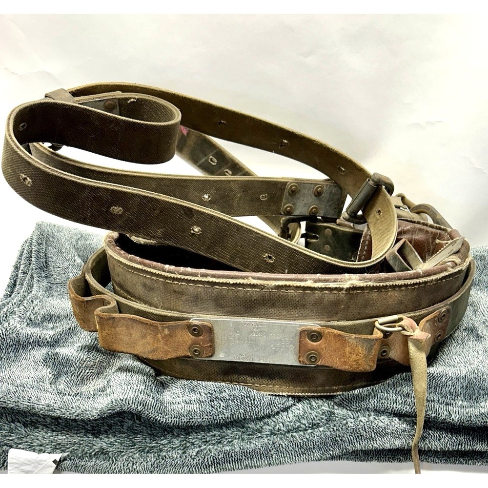 Vintage 1978 Bell System Uno Lab Inc. Lineman Safety Strap 474S *As Is* (ST)